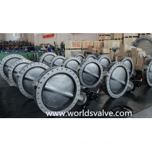 CF3m Double Flange Butterfly Valve